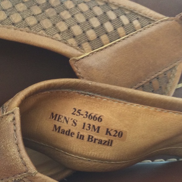 EUC Mens Johnston And Murphy 13M Brown Sandal - Picture 6 of 14